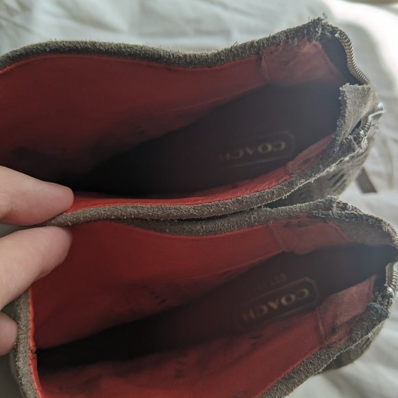 Coach laser cut booties - 8.5 - Picture 7 of 7